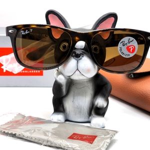Ray-Ban RB 2132 902/57 New NEW WAYFARERER Tortoise Polarized Sunglasses w/ case
